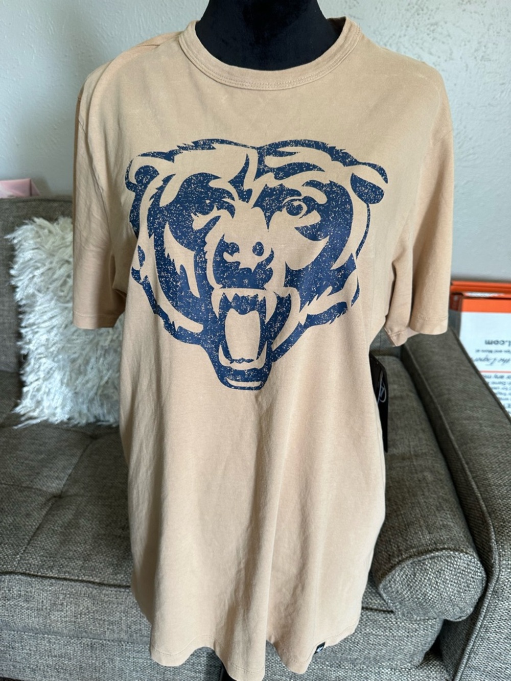 ‘NWT 47 Brand Tan Short-Sleeve Crew Tee